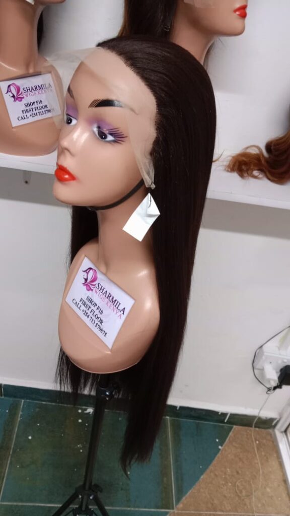 Deep Frontal Straight Human Hair - Quality Affordable Human Wig in Nairobi CBD - Sharmila Wigs Kenya 4