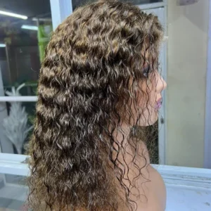 Pure Human Hair Super Double Drawn Water Curl 18” Inches Long - Affordable Wigs Nairobi CBD at Sharmila Wigs Kenya -4